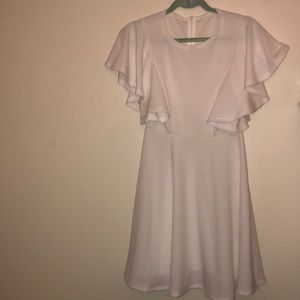 BRAND NEW White Skater Dress Women’s Sz 8/10